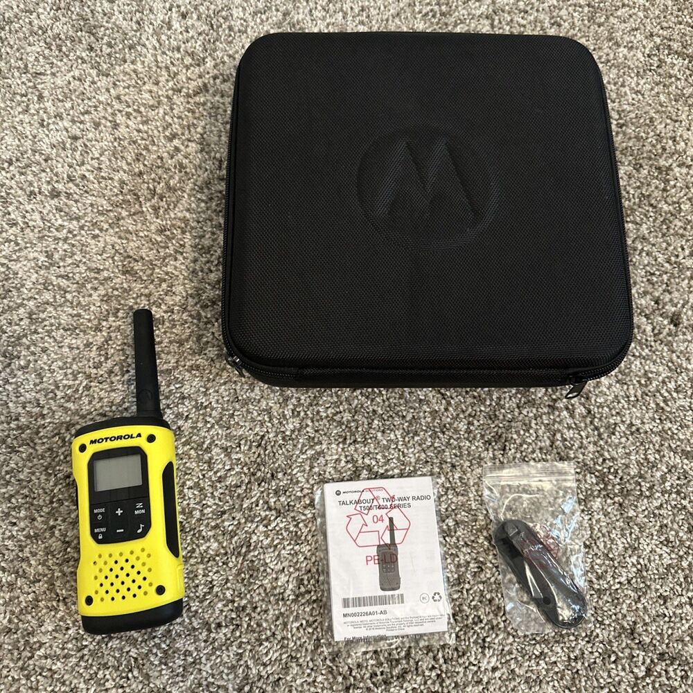 Motorola Talkabout T92-H2O 2-Way Walkie Talkie Radio Waterproof